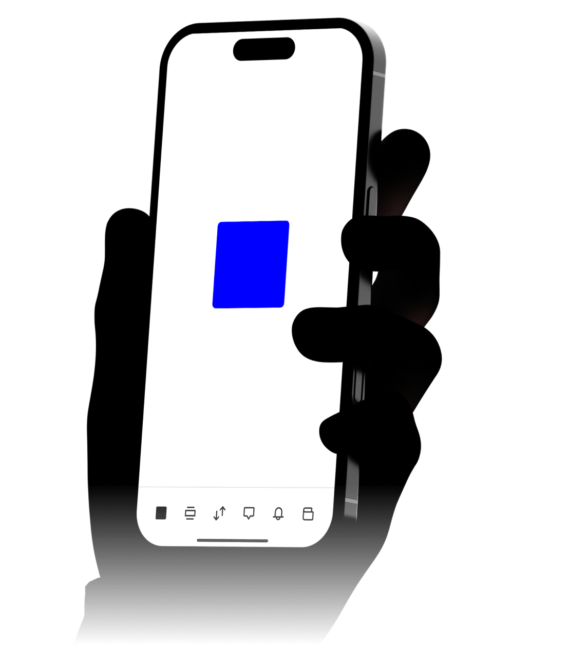 Phone in hand image