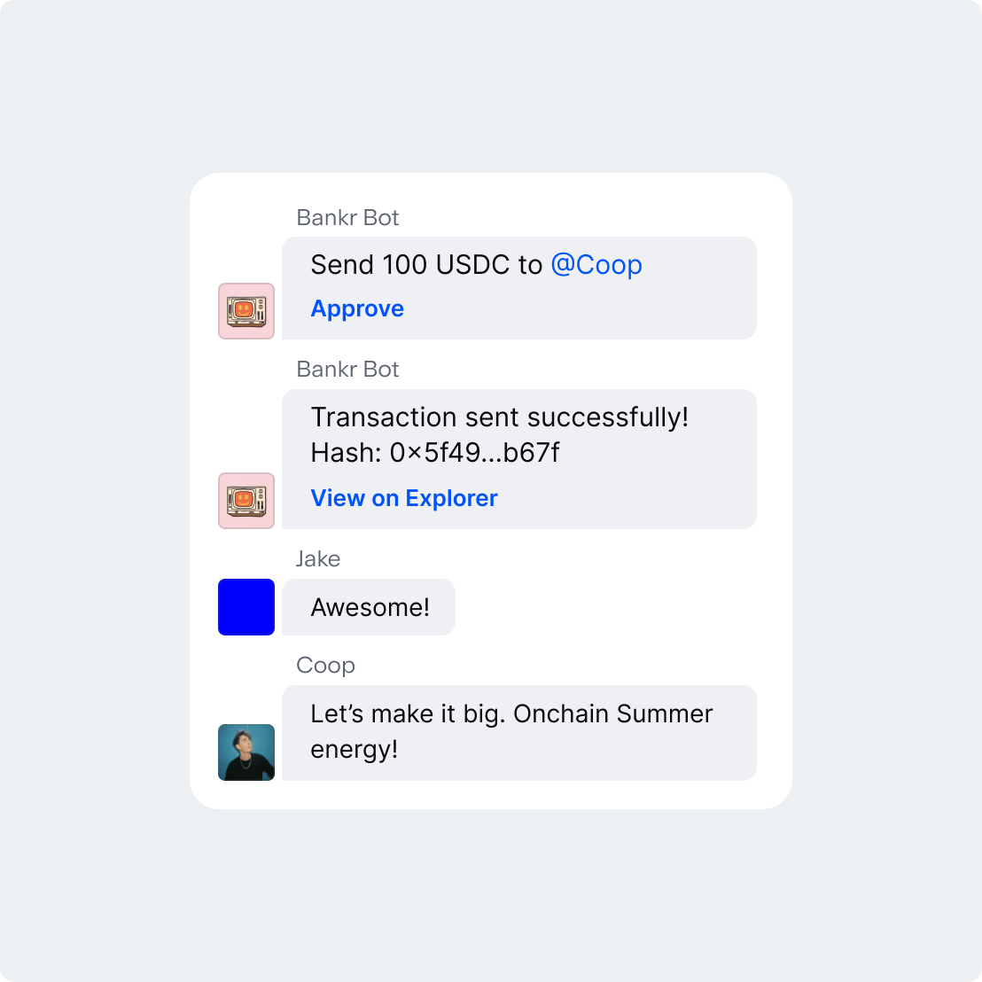 Messaging meets money